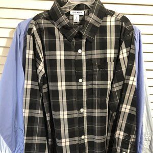 3 Boys Oxford Shirts, Size Large (12-14).  Old Navy, Cherokee, Metro Concepts